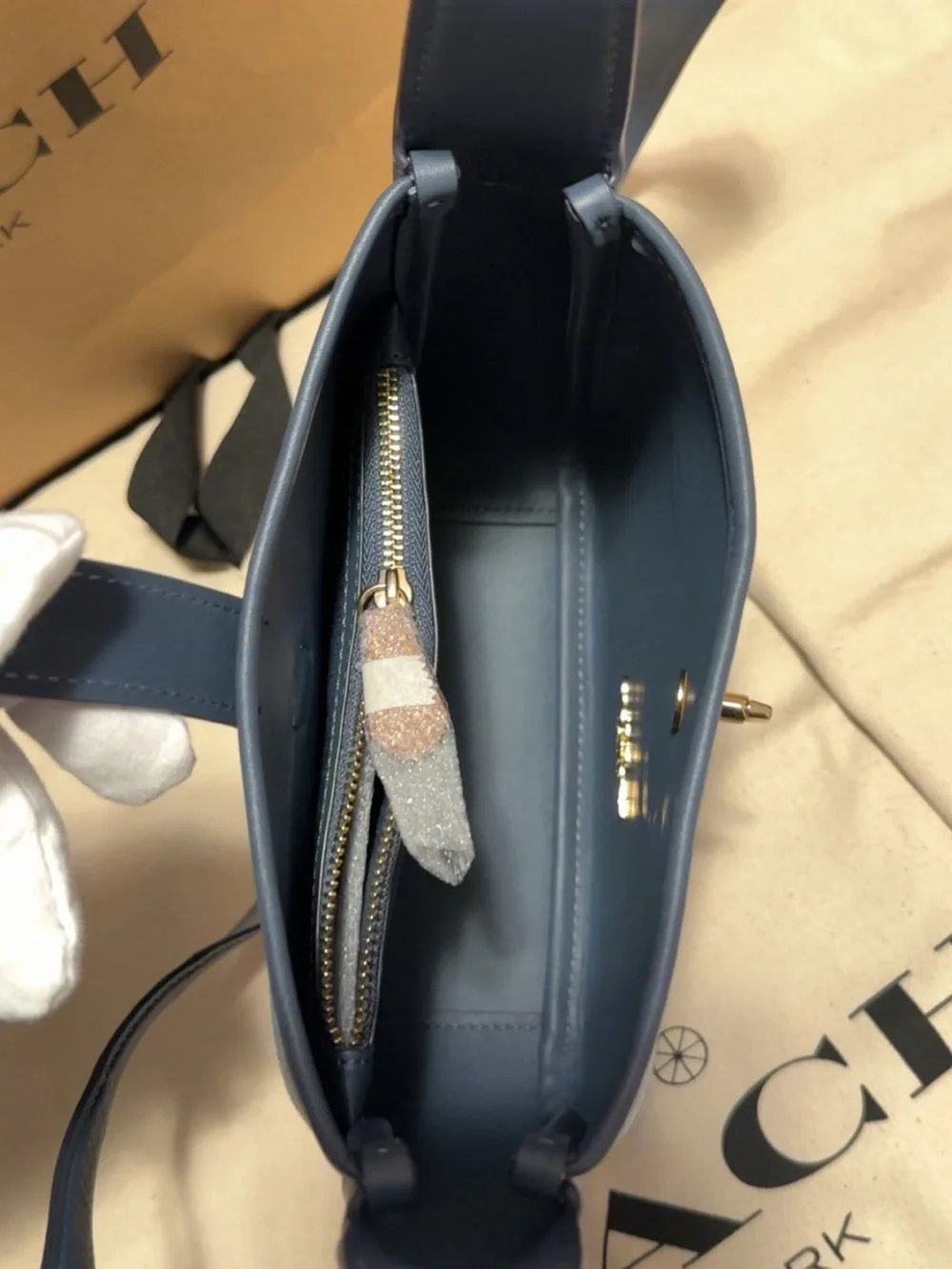 Hadley Small Crossbody in Signature Denim